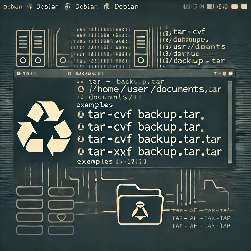 Come creare file tar ed estrarli su Linux Debian