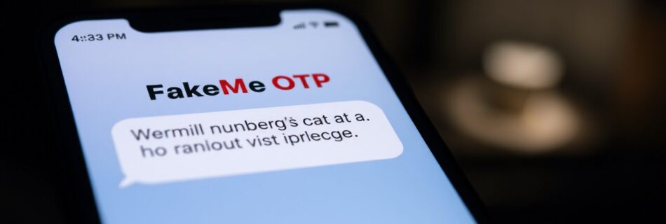 L'immagine mostra una truffa via otp su uno smartphone.