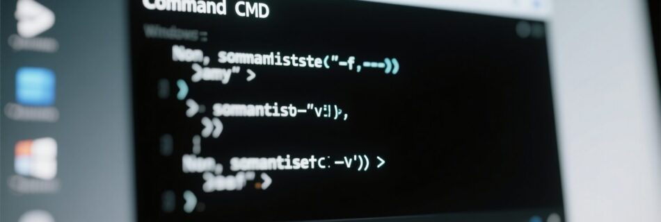 L'immagine mostra un terminale Windows programmato in fase di avvio.