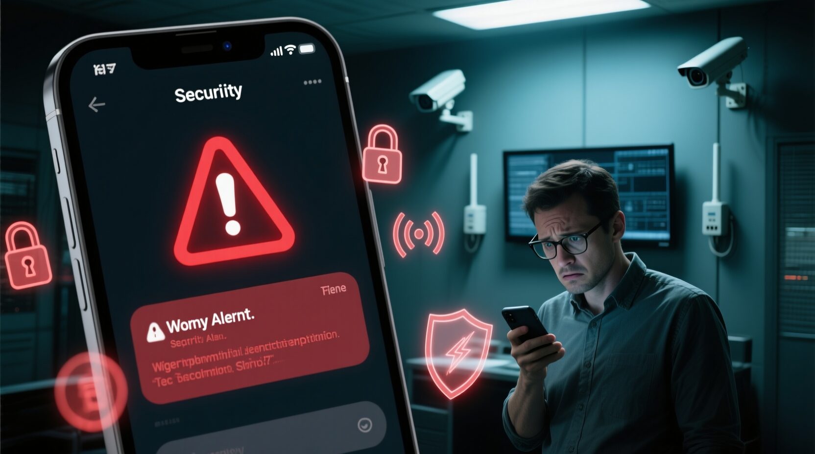 L'immagine mostra un allerta di una clonazione si una sim ad una persona.