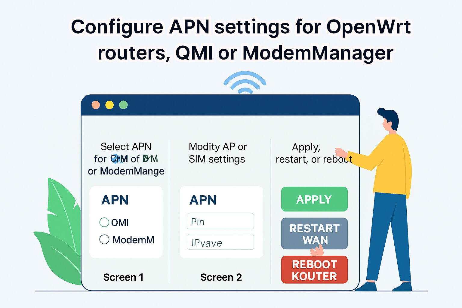 L'immagine mostra una grafica di uno strumento qmi o modemmanager