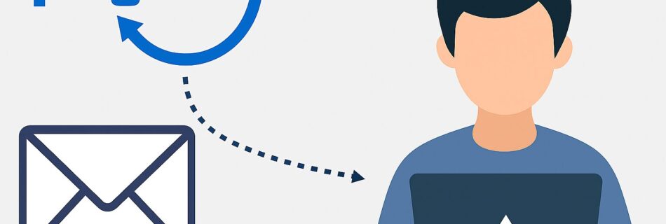 L'immagine mostra un utente classico davanti al computer all'insaputa di una mail truffa sul pagamentoPA.