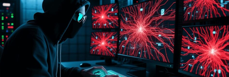 L'immagine mostra come le botnet permettono il controllo di massa dei dispositivi e come difendersi in modo etico da queste minacce informatiche.