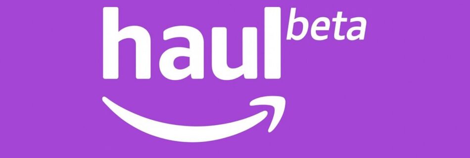 L'immagine del logo Amazon Haul servizio e-commerce uscito da poco tempo su amazon con prezzi come shein.