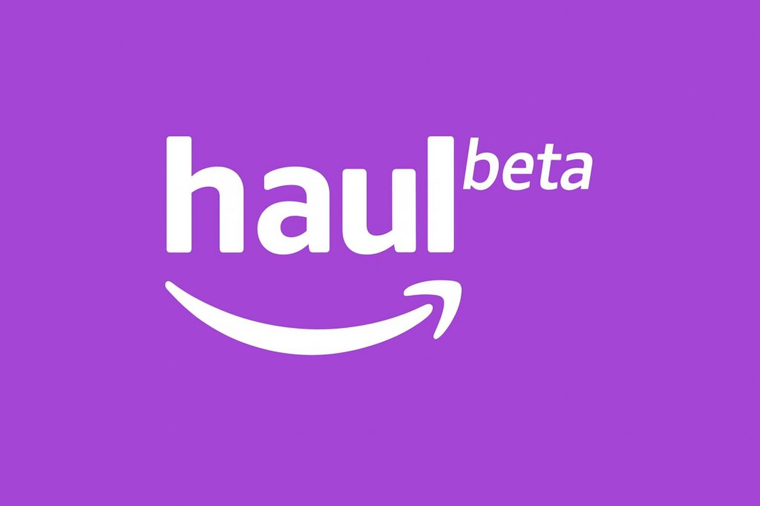 L'immagine del logo Amazon Haul servizio e-commerce uscito da poco tempo su amazon con prezzi come shein.