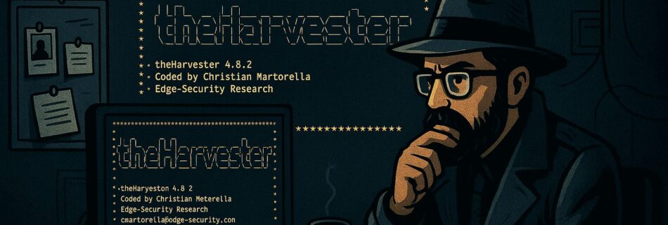 L'immagine mostra l'osint di un detective al computer seduto in una scrivania.