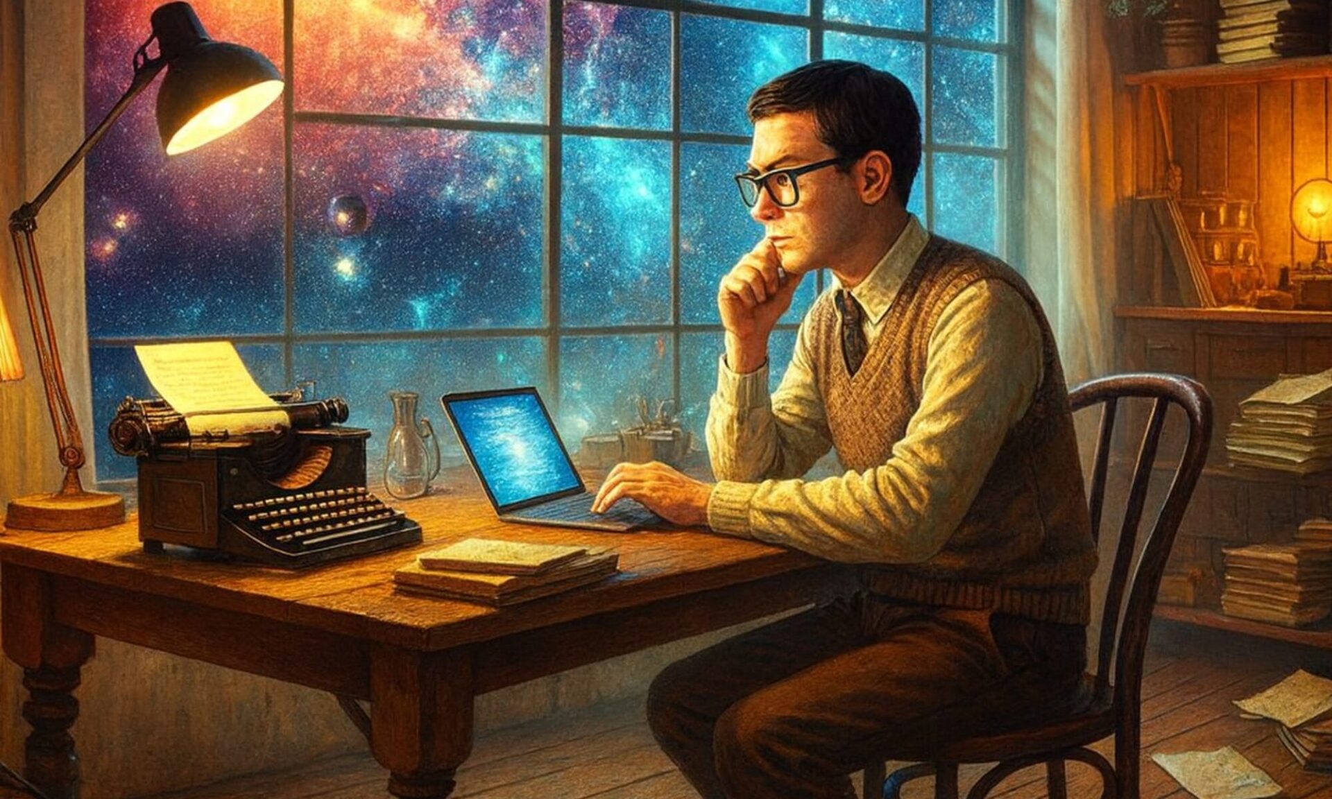 L'immagine mostra cristian gallo un ragazzo ethical hacker con visione futuristica del suo blog.