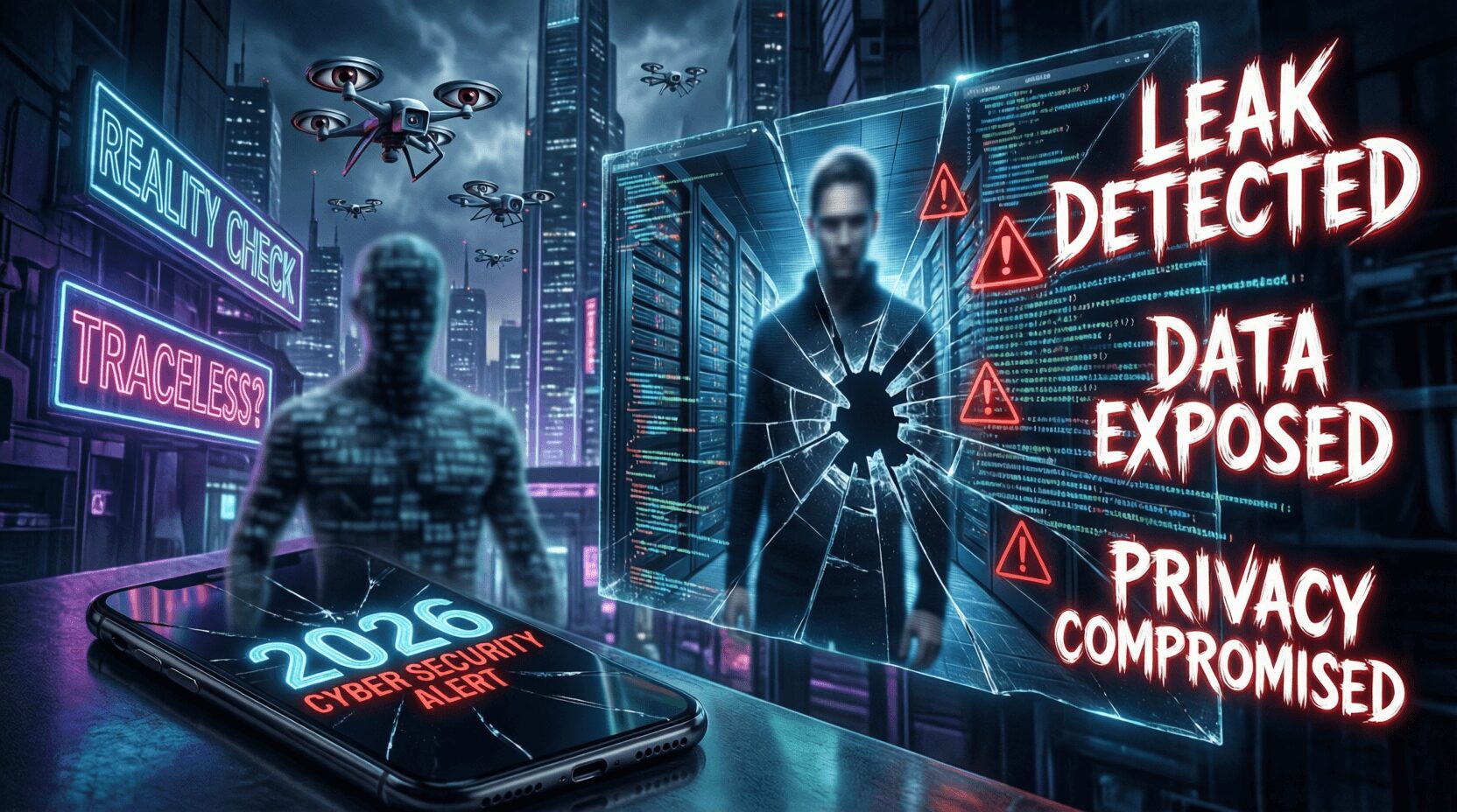 L'immagine mostra un impatto di Privacy a rischio: dei grandi leak 2026 nel campo della cyber security