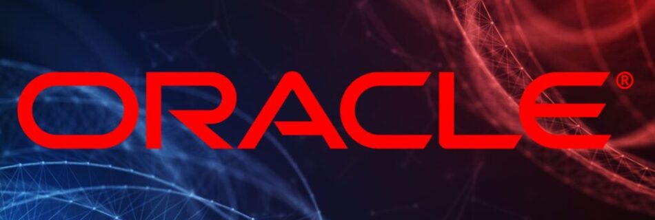 L'immagine mostra il logo di oracle azienda che a subito attacchi informatici.