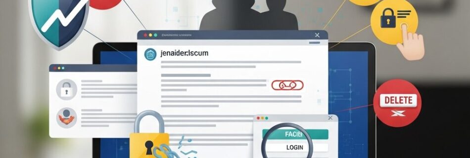 L'immagine mostra un esempio di phishing reale con esempi su un notebook.