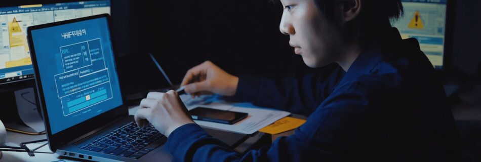 L'immagine mostra un tentativo di phishing via computer ad una persona.