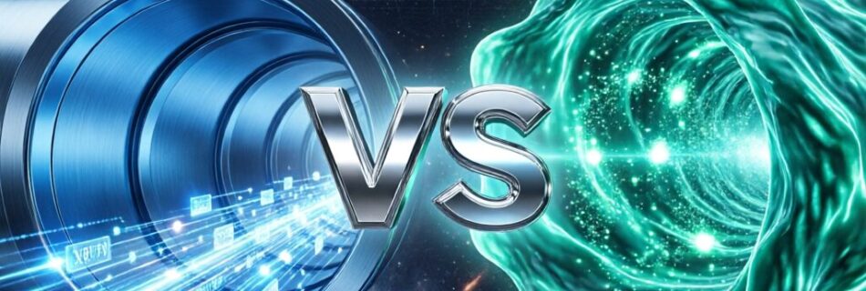 L'immagine mostra un tunnel vpn tra due vpn NordVPN e Surfshark VPN.