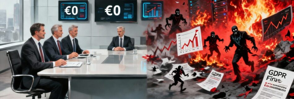 L'immagine mostra dei colloqui tra personale e ethical hacker sui costi dei breach.