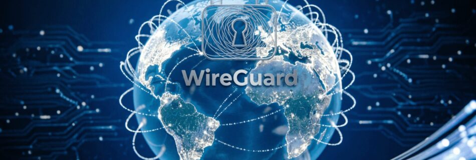 L'immagine mostra un mondo connesso sotto connessione vpn wireguard.