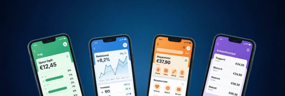 L'immagine mostra delle app per risparmiare soldi nel 2026 per smartphone.