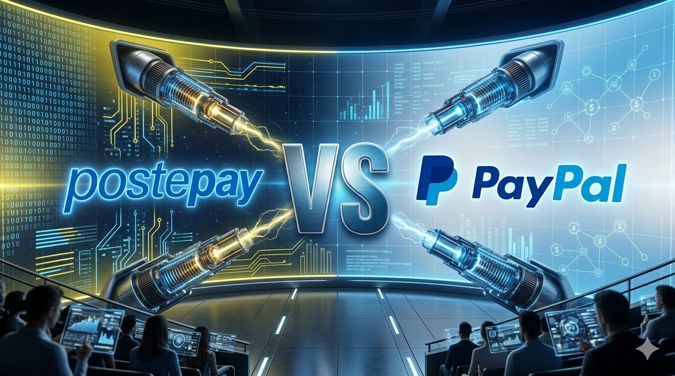 L'immagine mostra postepay vs paypal quale scegliere nel 2026?