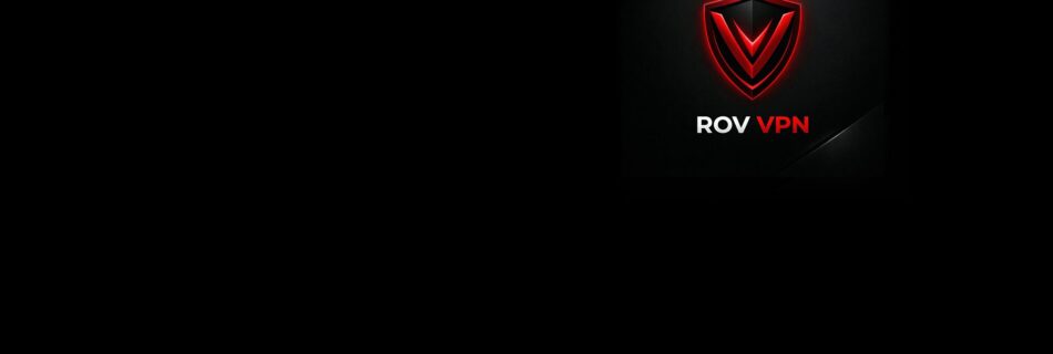 L'immagine mostra il logo ROV VPN.