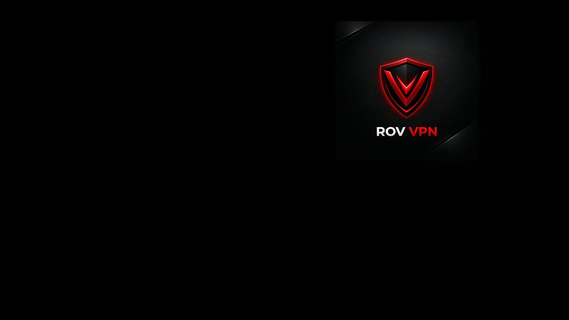 L'immagine mostra il logo ROV VPN.