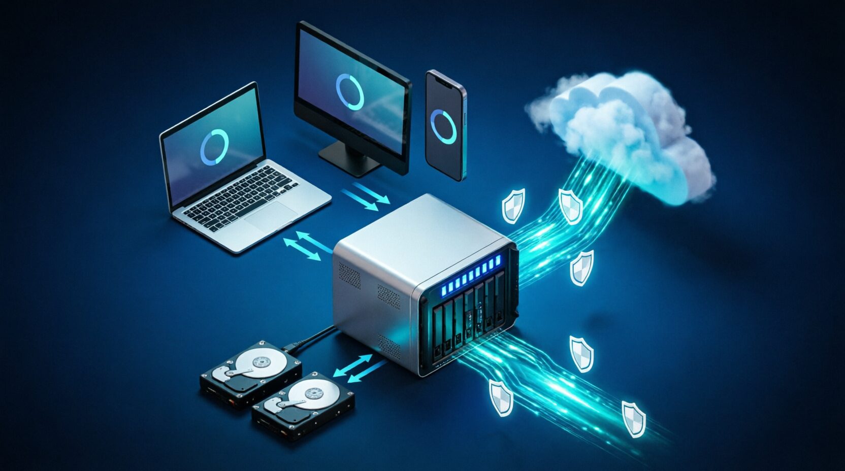 L'immagine mostra un esempio di migliori software di backup per pc e cloud.