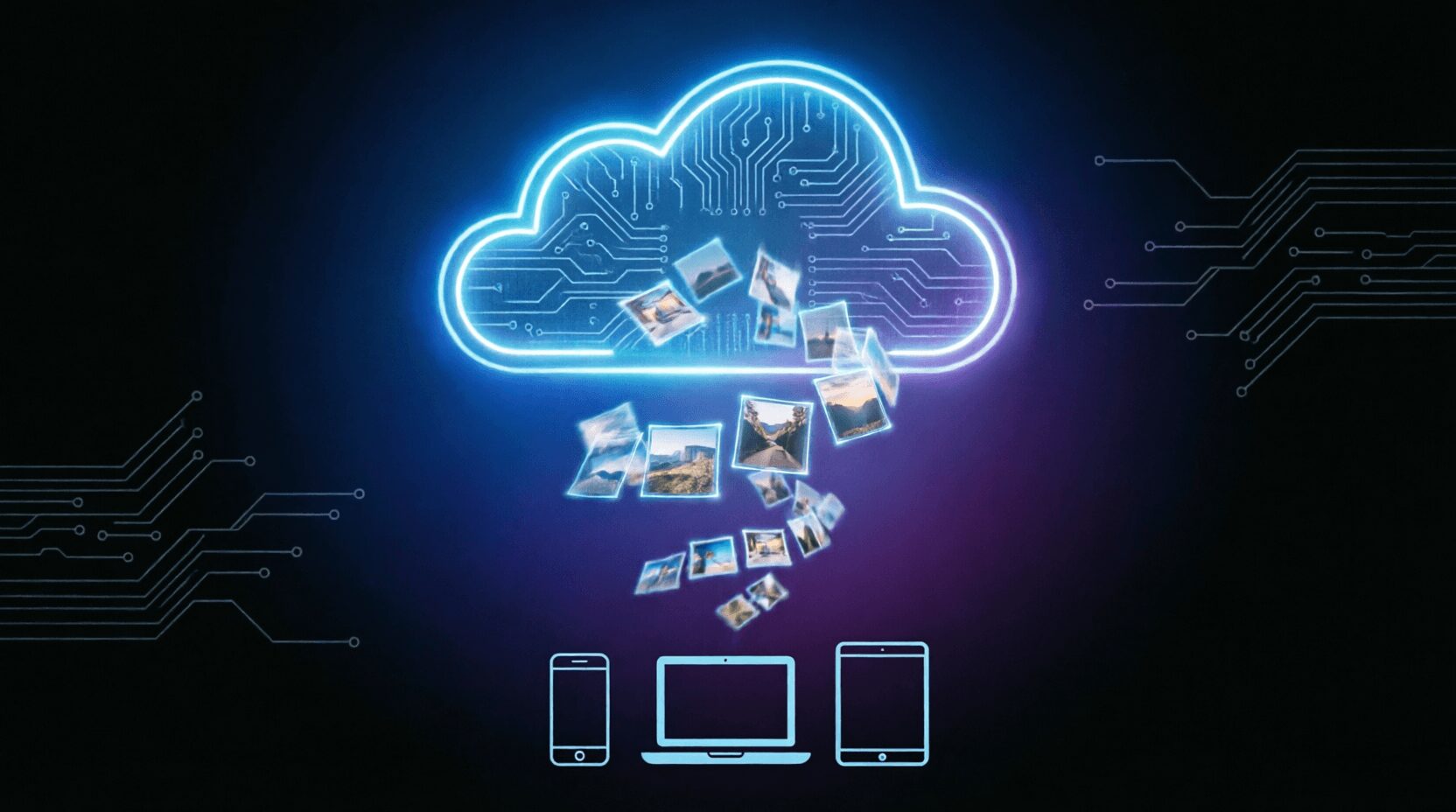 L'immagine mostra dei servizi icloud disponibili.