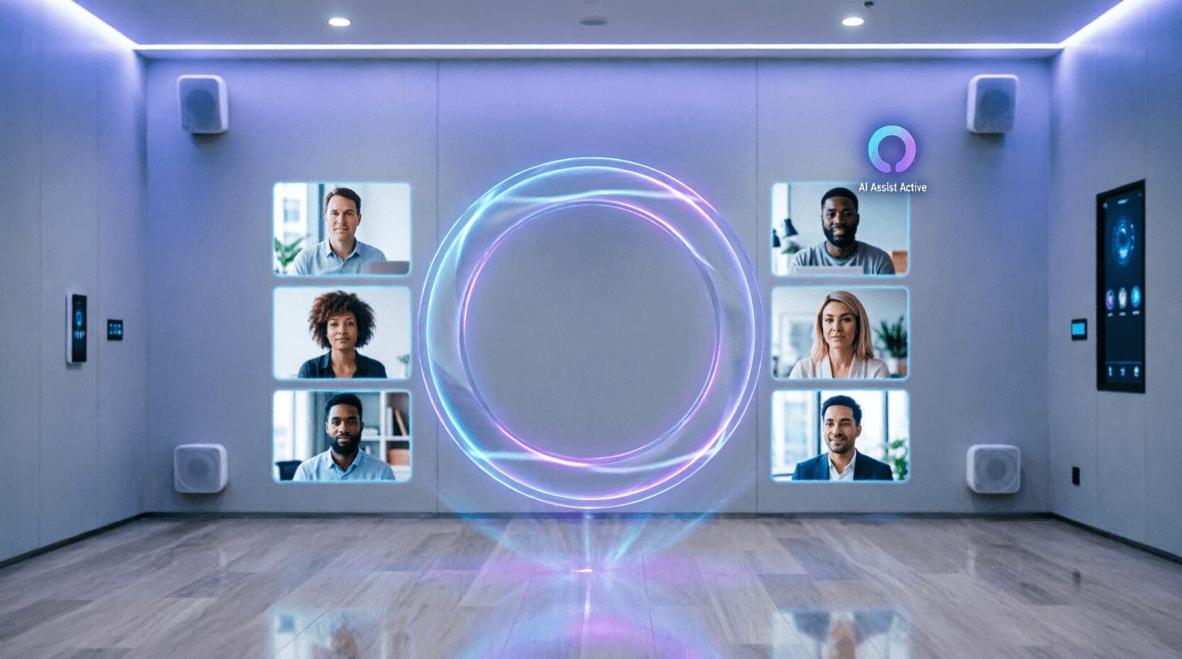 L'immagine mostra delle persone in videoconferenza con i programmi migliori.