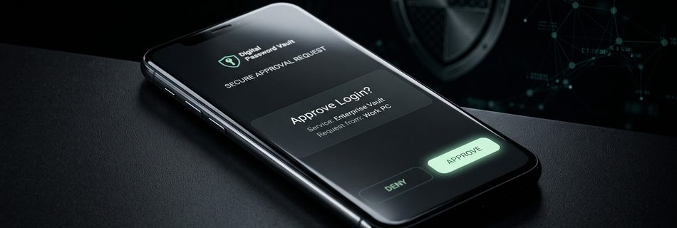 L'immagine mostra uno smartphone in fare di autenticazione a due fattori.